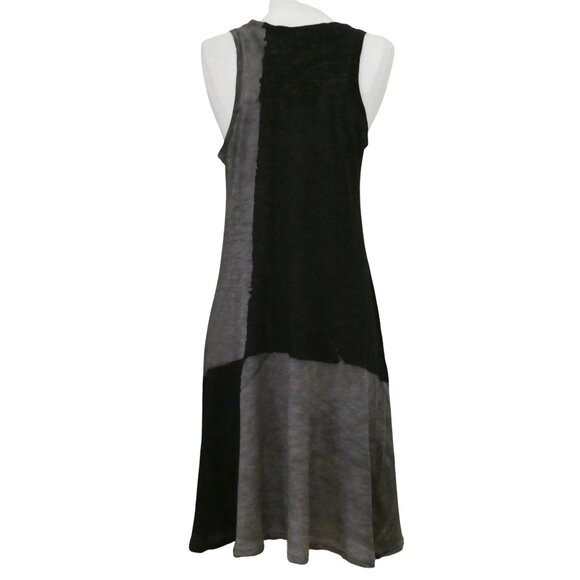 GILDA MIDANI flared tank dress sz M colorblock - Picture 3 of 10
